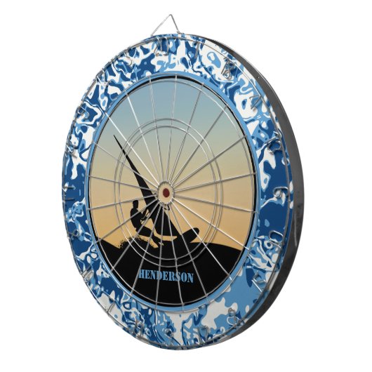 Wellenreiten Dartscheibe (Vorderseite rechts)