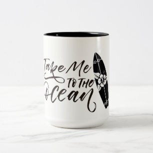 Wellenreiten mug zweifarbige tasse