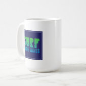 Wellenreiten Poster Kaffeetasse (Vorderseite Links)