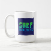 Wellenreiten Poster Kaffeetasse (Links)