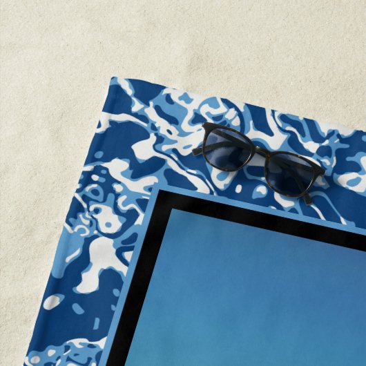 Wellenreiten Strandtuch (Beispiel)