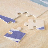 Wellenreiten | Zeitgenössischer Wasserfarbenozean Puzzle (Seite)