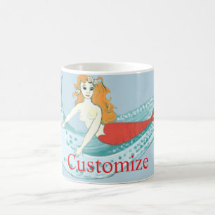 Wellenreitende Meerjungfrau Thunder_Cove Kaffeetasse