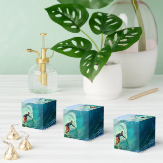 Wellenreiter-Gastgeschenk-Box Geschenkschachtel