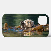 Wellenseeotter Case-Mate iPhone Hülle (Rückseite (Horizontal))