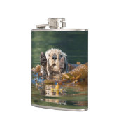 Wellenseeotter Flachmann (Links)