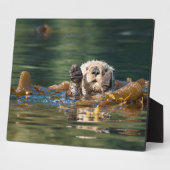 Wellenseeotter Fotoplatte (Seite)