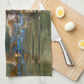 Wellenseeotter Geschirrtuch (Viertel Falte)