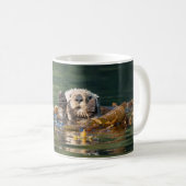Wellenseeotter Kaffeetasse (VorderseiteRechts)