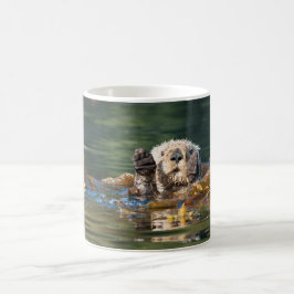 Wellenseeotter Kaffeetasse