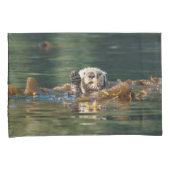 Wellenseeotter Kissenbezug (Vorderseite-Rechts)