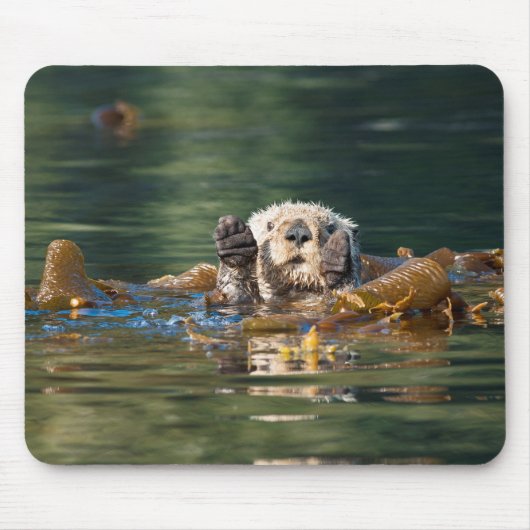 Wellenseeotter Mousepad (Vorne)
