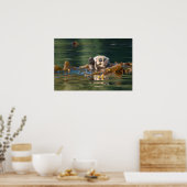 Wellenseeotter Poster (Küche)