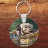 Wellenseeotter Schlüsselanhänger (Vorderseite)