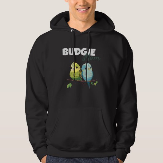 Wellensittich-Mutter Nymphensittich Vogel 58 Hoodie (Vorderseite)