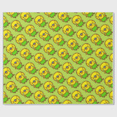 Wellensittich / normaler Männlich Geschenkpapier (Flach)