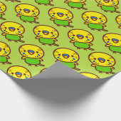 Wellensittich / normaler Männlich Geschenkpapier (Ecke)