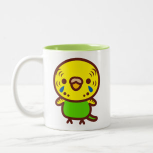 Wellensittich / Normales Weibchen Zweifarbige Tasse