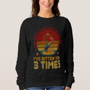 Wellensittich Nymphensittich Liebesvogel Hahn Hühn Sweatshirt