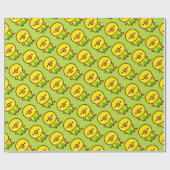Wellensittich / Rezessiver Schecke Wellensittich Geschenkpapier (Flach)