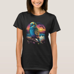 Wellensittich Strand Budgerigar Sittich Vogel Somm T-Shirt
