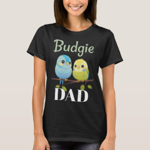 Wellensittich-Vater Budgerigar Sittich Vogel 12 T-Shirt