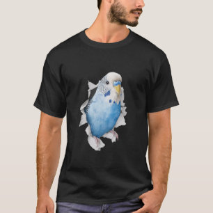 Wellensittich Vögel Sittich Papagei Lustiger Welle T-Shirt