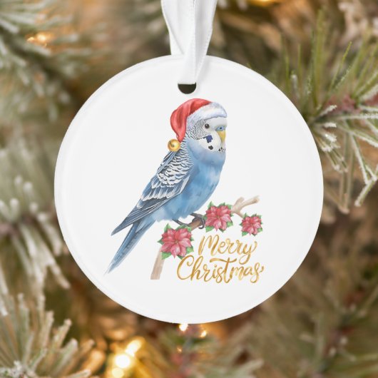 Wellensittich Weihnachten Ornament (Baum)