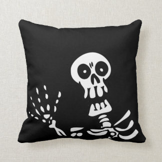Wellenskeleton Halloween Kissen