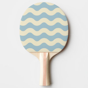 Wellenstreifen Helle Himmelsfarbe Ping-Pong-Schläg Tischtennis Schläger
