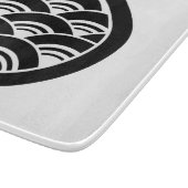 Wellenüberschneidungen im Kreis Schneidebrett (Ecke)