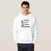 Wellenüberwölbung wiederholen hoodie (Vorne ganz)