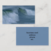 WellenVisitenkarte Visitenkarte (Vorne/Hinten)