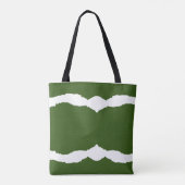 Wellenwaldgrün Tasche (Rückseite)