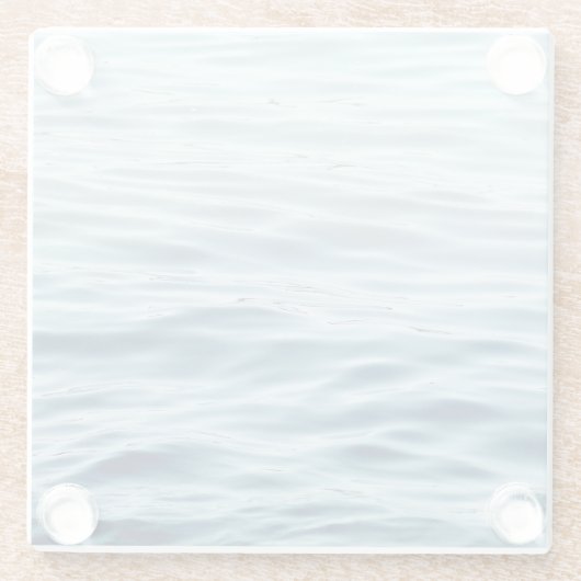 Wellenwasser Glasuntersetzer (Rückseite)