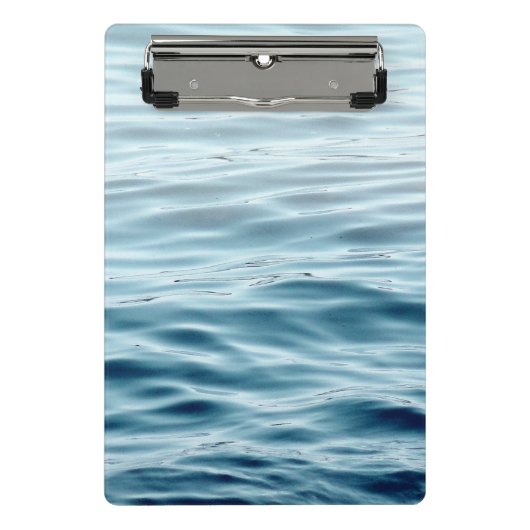 Wellenwasser Mini Klemmbrett (Vorderseite)