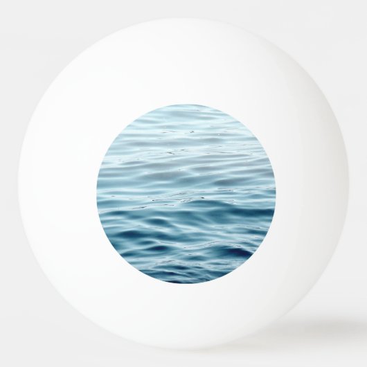 Wellenwasser Tischtennisball (Vorderseite)