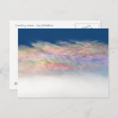 Wellenwolke erstellen postkarte (Vorne/Hinten)