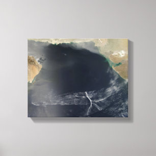 Wellenwolken über dem Arabischen Meer Leinwanddruck