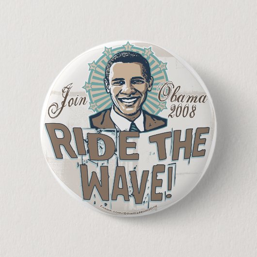 Welleobama-Knopf Button (Vorderseite)