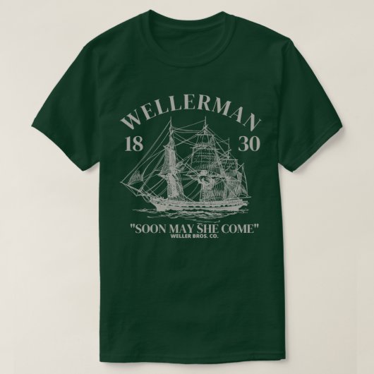 Wellerman Tribute Sea Shanties Sugar rum T-Shirt (Design vorne)
