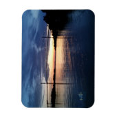 Wellesley Island Bridge Sunset Magnet (Vertikal)