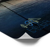 Wellesley Island Bridge Sunset Poster (Ecke)