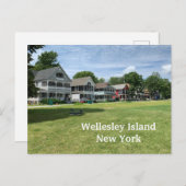 Wellesley Island NY Postkarte (Vorne/Hinten)