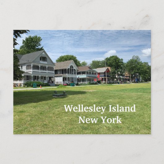 Wellesley Island NY Postkarte (Vorderseite)