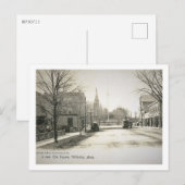 Wellesley, Massachusetts, Der Platz, Vintag Postkarte (Vorne/Hinten)