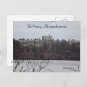 Wellesley, Massachusetts Postkarte (Vorne/Hinten)