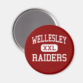 Wellesley - Raiders - Hoch - Wellesley Magnet (Vorderseite/Rückseite)