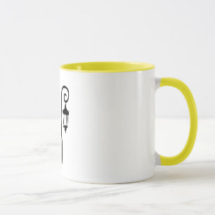 Wellesley Uni-Laternenpfahl-Tasse - gelbe Klasse Tasse