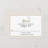 Wellfleet Cape Cod | HochzeitsrSVP RSVP Karte (Vorne/Hinten)